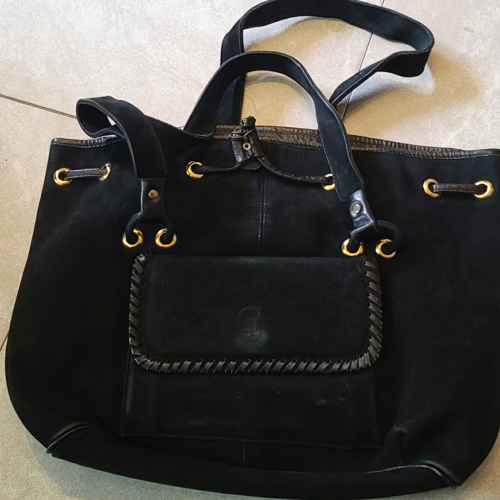 Large black tote